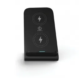 Bezprzewodowa ładowarka indukcyjna QI Rebeltec 15W High Speed - biała
