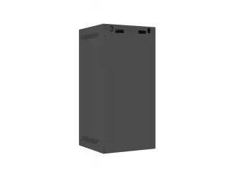 Szafa instalacyjna RACK wisząca 10'' 12U 280x310 drzwi szklane Lanberg (flat pack) - czarna