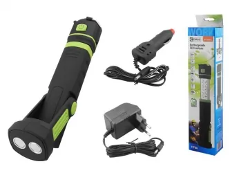 Lampa warsztatowa LTC 10+5 LED SMD akumulator ładowarka 12V/230V