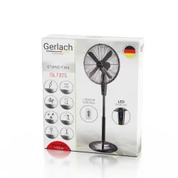 Cyrkulator stojący Gerlach GL 7325 45cm/18" wiatrak wentylator podłogowy z pilotem