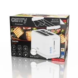 Toster na 2 kromki Camry CR 3219 biały