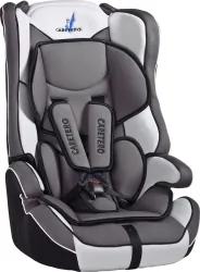 Fotelik samochodowy  Caretero VIVO szary 9-36 kg podstawka