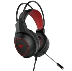 Słuchawki nauszne podświetlane z mikrofonem Havit GAMENOTE H2239D USB+3.5mm