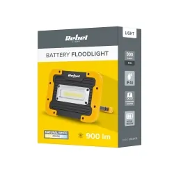 Halogen lampa LED naświetlacz akumulatorowy COB 10W USB 4000K