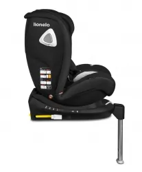 Fotelik samochodowy przód tył LIONELO BRAAM 0-36 KG ISOFIX + noga - kolor czarny