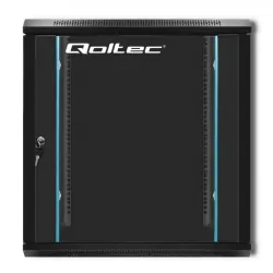 Szafa instalacyjna RACK Qoltec 19&#039;&#039; 12U 600 x 635 x 600 - czarna