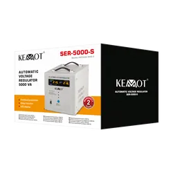 Automatyczny stabilizator napięcia KEMOT SER-5000-S precyzja 8%
