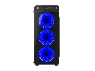 Obudowa GENESIS IRID 300 BLUE MIDI TOWER Z OKNEM, REG. OBR., USB 3.0, BEZ PSU
