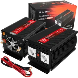 Przetwornica samochodowa BLOW 12V/230V 2500W