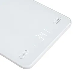 Elektroniczna waga kuchenna szklana Adler AD 3177b do 10 kg ładowana przez USB - biała