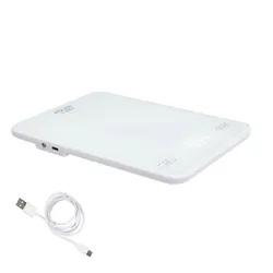 Elektroniczna waga kuchenna szklana Adler AD 3177b do 10 kg ładowana przez USB - biała