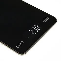 Elektroniczna waga kuchenna szklana Adler AD 3177b do 10 kg ładowana przez USB - czarna