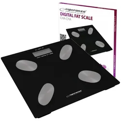 Elektroniczna waga łazienkowa analityczna Esperanza CHA-CHA czarna
