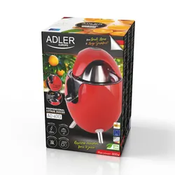 Elektryczna wyciskarka do cytrusów Adler AD 4013r czerwona