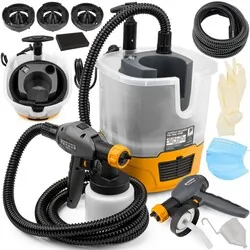 Elektryczny agregat pistolet do malowania 800ml Powermat PM-PDM-950M   3 dysze