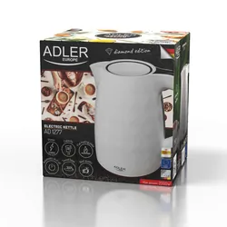 Elektryczny czajnik plastikowy Adler AD 1277 1,7 L biały