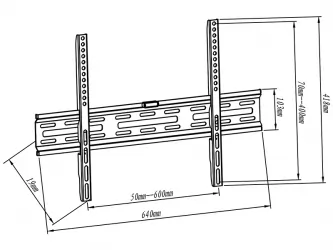 Uchwyt do telewizora BLOW LCD 32"-65"