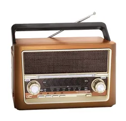 Radio przenośne LTC ELMA RETRO Bluetooth USB latarka