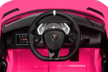 Samochód auto na akumulator Caretero Toyz Lamborghini Aventador SVJ akumulatorowiec + pilot zdalnego sterowania - różowy