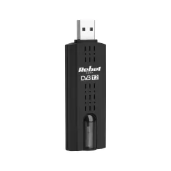 Tuner cyfrowy USB DVB-T2 H.265 HEVC REBEL dla komputerów PC