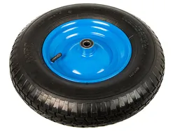 Koło 39cm do taczki wózka 390x92 4,80/4 niebieskie