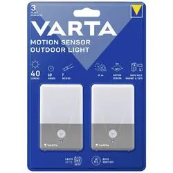Lampka zewnętrzna VARTA Motion Sensor Outdoor Light z czujnikiem ruchu zestaw 2 szt