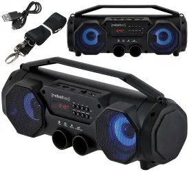 Głośnik bluetooth Rebeltec SoundBOX 340 LED FM USB SD AUX TWS