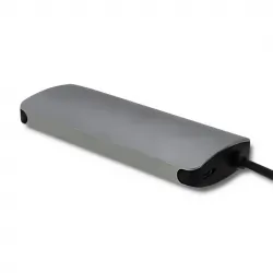 Adapter USB 3.1 C Qoltec  / HDMI USB3.0 RJ-45 SD microSD PD