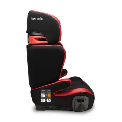 Fotelik samochodowy LIONELO HUGO czerwony 15-36 kg ISOFIX