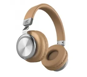 Słuchawki bezprzewodowe bluetooth LTC SYMPHONY mikrofon FM SD AUX - złote