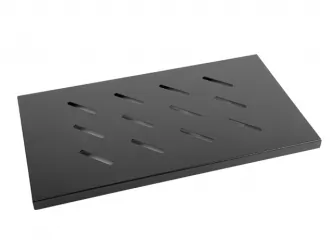 Półka do szafy RACK 19" 600mm LANBERG 1U 465x300mm do 120kg czarna