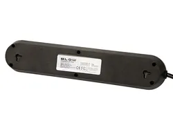 Listwa przedłużacz sieciowy BLOW 3 gniazda   3x USB 2m - czarny