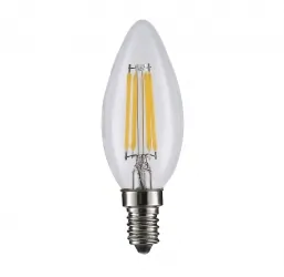 Żarówka ozdobna LED filament E27 4W AC230V ciepło-biała