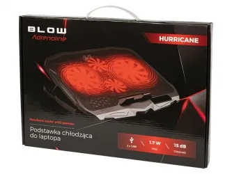Gamingowa podstawka chłodząca pod laptop BLOW HURRICANE podświetlana