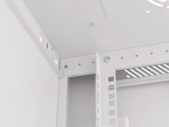 Szafa instalacyjna RACK V2 wisząca 19&#039;&#039; 4U 600x450 drzwi szklane Lanberg  - szara