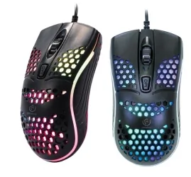 Mysz gamingowa podświetlana Rebeltec GHOST 3200DPI RGB dla graczy