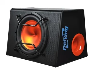 Subwoofer basowy aktywny Peiying 500W skrzyniowy z wzmacniaczem