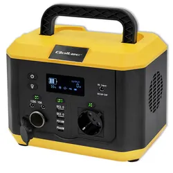 Przenośna stacja zasilania Qoltec Monolith 350W 300Wh USB LCD CZYSTY SINUS