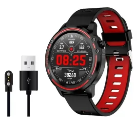 Zegarek sportowy smartwatch L8 czerwony