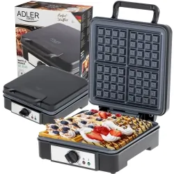 Gofrownica z regulacją temperatury Adler AD 3049 na 4 gofry