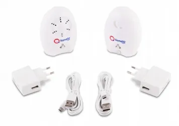 Niania elektroniczna Babyline 2.1 z zasięgiem do 300 m 2w1 lampka nocna