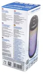 Głośnik bluetooth ESPERANZA FADO FM z podświetleniem LED
