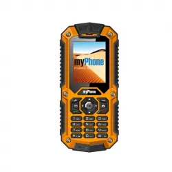 Telefon komórkowy telefon dla seniora myPhone HAMMER pomarańczowy Dual SIM aparat