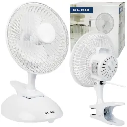 Wentylator biurkowy 2w1 z klipsem BLOW 6"/15cm 22W