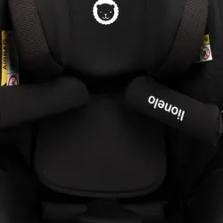 Fotelik samochodowy przód tył LIONELO ANTOON RWF 0-18 KG ISOFIX i-Size + noga - kolor czarny