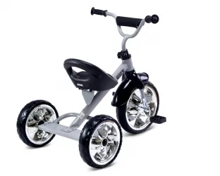 Rowerek trójkołowy dziecięcy Caretero Toyz York z pedałami - szary