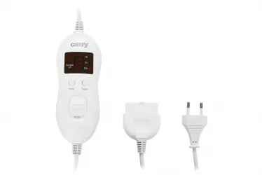 Podwójny elektryczny koc podkładowy z czasomierzem Camry CR 7424 kremowy 150cm &amp; 160cm 