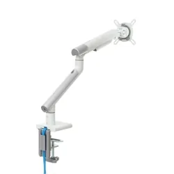 Uchwyt biurkowy gazowy do 1 monitora LED/LCD 17-32 cala + 1xUSB - ART L-19GD biały
