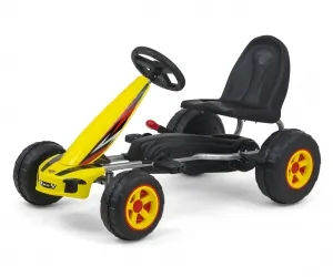 Gokart na pedały Milly Mally Viper żółty