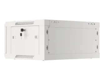 Szafa instalacyjna RACK V2 wisząca 19&#039;&#039; 4U 600x450 drzwi szklane Lanberg  - szara